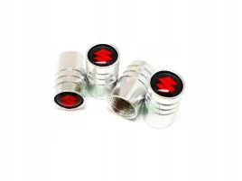 aluminiowe-nakretki-na-wentyle-suzuki-do-samochodow-suzuki-srebrne-z-logo