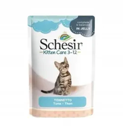 schesir-kitten-care-3-12-mokra-karma-dla-kociat-z-tunczykiem-zestaw-20x85g