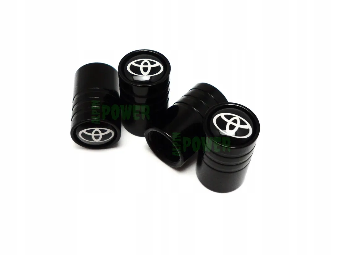 nakretki-na-wentyle-do-toyota-z-logo-czarny-chrom-wszystkie-modele-toyota