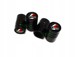 nakretki-na-wentyle-toyota-z-logo-trd-czarny-chrom-wszystkie-modele-toyota