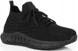 8899-czarne-lekkie-buty-sportowe-damskie-sneakersy-38