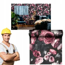 tapeta-na-sciane-w-kwiaty-newfiori-rozowa-winylowa-na-flizelinie-scienne