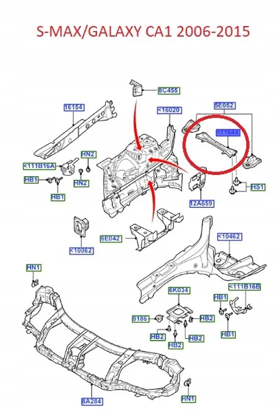 wspornik-ford-p-mondeo-07-ford-1480853-numer-katalogowy-czesci-1480853