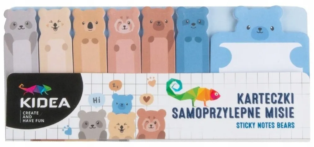karteczki-samoprzylepne-misie-kidea