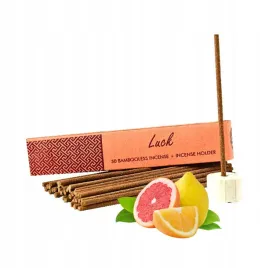 naturalne-kadzidelka-luck-50-szt-swieza-nuta-cytrusowa-zestaw-z-podstawka