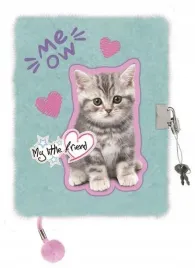 pamietnik-a5-wlochacz-z-klodka-my-little-friend-mint-kitty-96-k