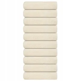 reczniki-do-rak-10-szt-kremowe-50x100-cm-bawelna-100percent