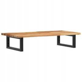 polka-scienna-pod-umywalke-stal-i-lite-drewno-akacjowe