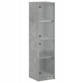 szafka-ze-szklanymi-drzwiami-szarosc-betonu-35x37x142-cm