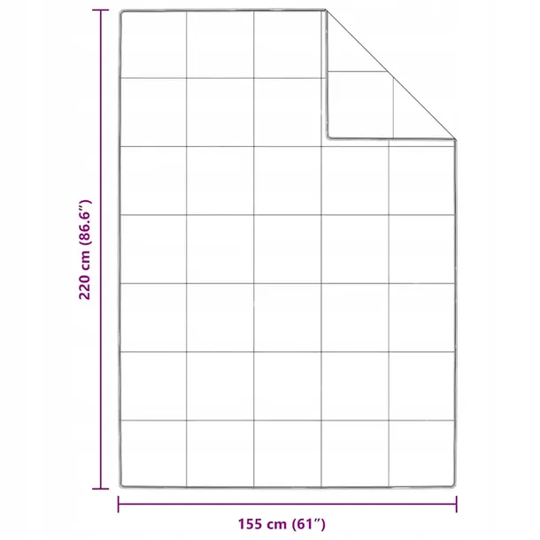 koce-i-koldry-bialy-155-x-220-cm-puch-marka-vidaxl