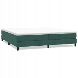 lozko-box-spring-bez-materaca-ciemnozielone-200x210-cm-aksamit