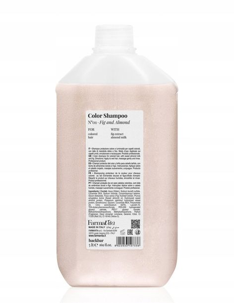 ﻿FarmaVita Back.Bar N°01 Color Shampoo Szampon chroniący kolor 5l