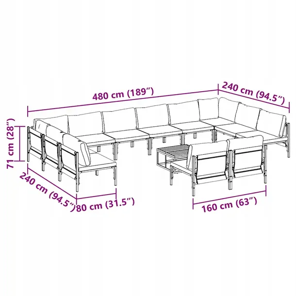 zestaw-sof-na-ogrod-13-pcs-antracyt-stal-producent-vidaxl