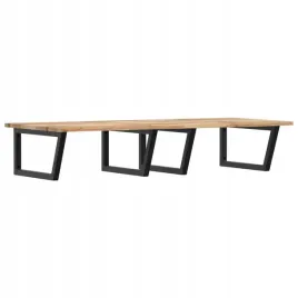 polka-scienna-pod-umywalke-stal-i-lite-drewno-akacjowe