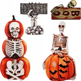 dekoracje-ogrodowe-na-halloween-dynie-z-duchami-i-szkieletami