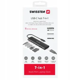 swissten-hub-7w1-usb-c-100w-hdmi-4k-1x-usb-a-3-0-2x-usb-a-2-0-sd-micro-sd
