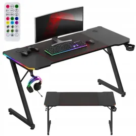 biurko-komputerowe-gamingowe-ledy-rgb-pilot-podkladka-xxl-karbon-czarne