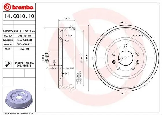 beben-hamulcowy-14-c010-10-bre-producent-czesci-brembo