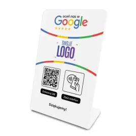 stojak-nfc-qr-stand-prezenter-giety-tabliczka-do-opinii-google-z-logo-firmy