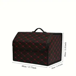organizer-torba-siatka-do-bagaznika-skora-pikowany-czarno-czerwony