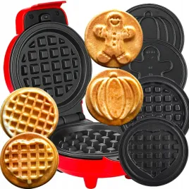 gofrownica-mini-gofry-mocna-nieprzywierajaca-8-plytek-4-wzory-czerwona-moc