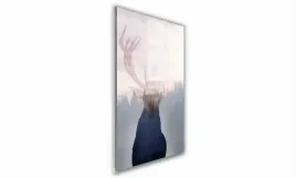 obraz-na-szkle-prostokatny-70x100cm-047-jelen-na-tle-lasu