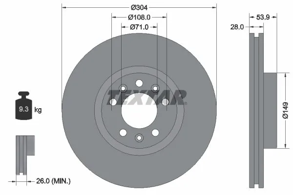 tarcza-hamulcowa-92287203-tex-producent-czesci-textar