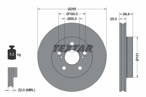 tarcza-hamulcowa-92301703-tex-producent-czesci-textar