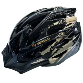 kask-rowerowy-dla-doroslych-z-daszkiem-nexelo-straight-shiny-czarno-platyno