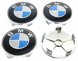 bmw-dekielki-dekle-dekielek-kapsle-68mm-komplet-do-felg-niebieskie-carbon