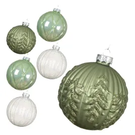 duze-szklane-bombki-choinkowe-bialo-zielone-dekorowane-zdobione-10-cm-6-szt