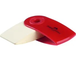 gumka-sleeve-mini-czerwona-niebieska-faber-castell-182411