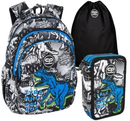 wyprawka-coolpack-do-podstawowki-dinozaur-trex-plecak-piornik-worek