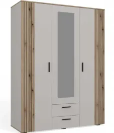 szafa-150-cm-lustro-2-szuflady-ryflowany-front-dab-evoke-kaszmir-bez