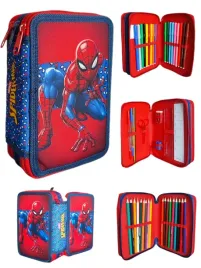 piornik-szkolny-z-wyposazeniem-trzykomorowy-spiderman