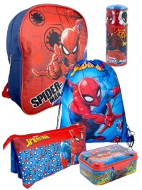 plecak-przedszkolny-worek-piornik-bidon-sniadaniowka-spiderman