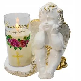 znicz-gipsowa-figurka-nagrobna-zloty-aniol-aniolek-gipsowy-lampa-led