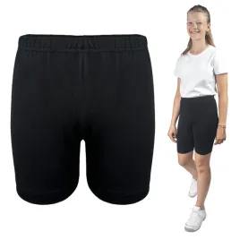 czarne-krotkie-legginsy-kolarki-116-cm-bawelniane-bez-wzorow-na-gimnastyke