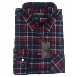 bawelniana-koszula-flanelowa-41-42-w-kratke-dla-mezczyzn-casualowa-baweln