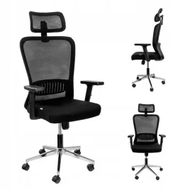 fotel-biurowy-obrotowy-ergonomiczny-metalowa-podstawa-furvero-norma-bhp