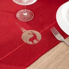 bieznik-swiateczny-35x175-cm-czerwony-z-haftem-renifera-elegancka-dekoracja