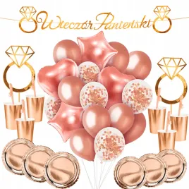 zestaw-balonow-rose-gold-balony-dekoracje-wieczor-panienski-zastawa-girland