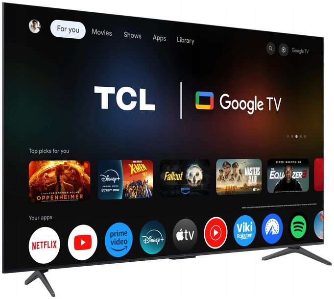 Telewizor QD-Mini LED 144 Hz TCL 65C69K 65" 4K UHD Internet Smart Wi-Fi