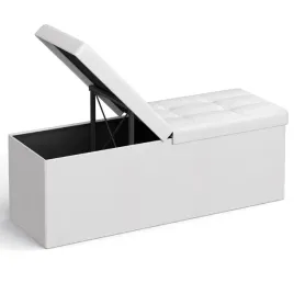pufa-z-pojemnikiem-110x38-cm-biala-lawka-skladana-skora-eko