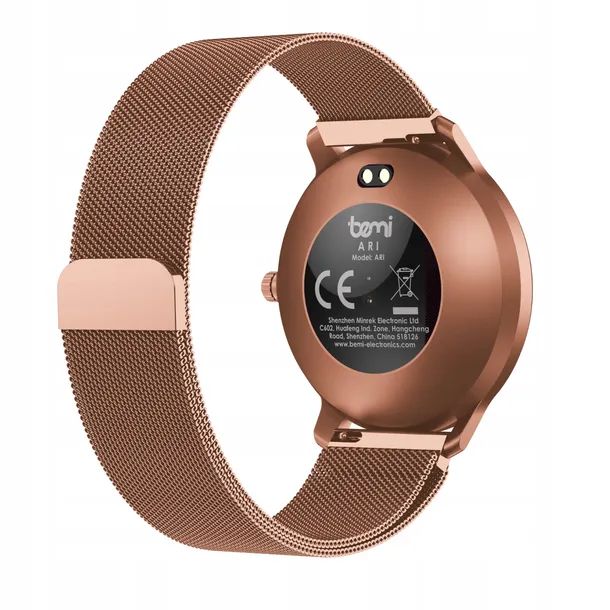 smartwatch-bemi-ari-brazowy-komunikacja-bluetooth