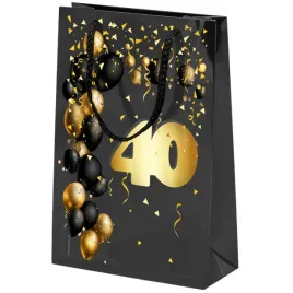torebka-prezentowa-40-urodziny-czarno-zloty-25x17x7-cm