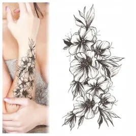 tatuaz-dla-kobiety-kwiaty-zmywalny-tymczasowy-wodny