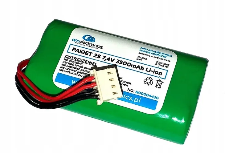 Akumulator 2s1p do Elzab K10 7,4v 3500mAh Smasung (0586)