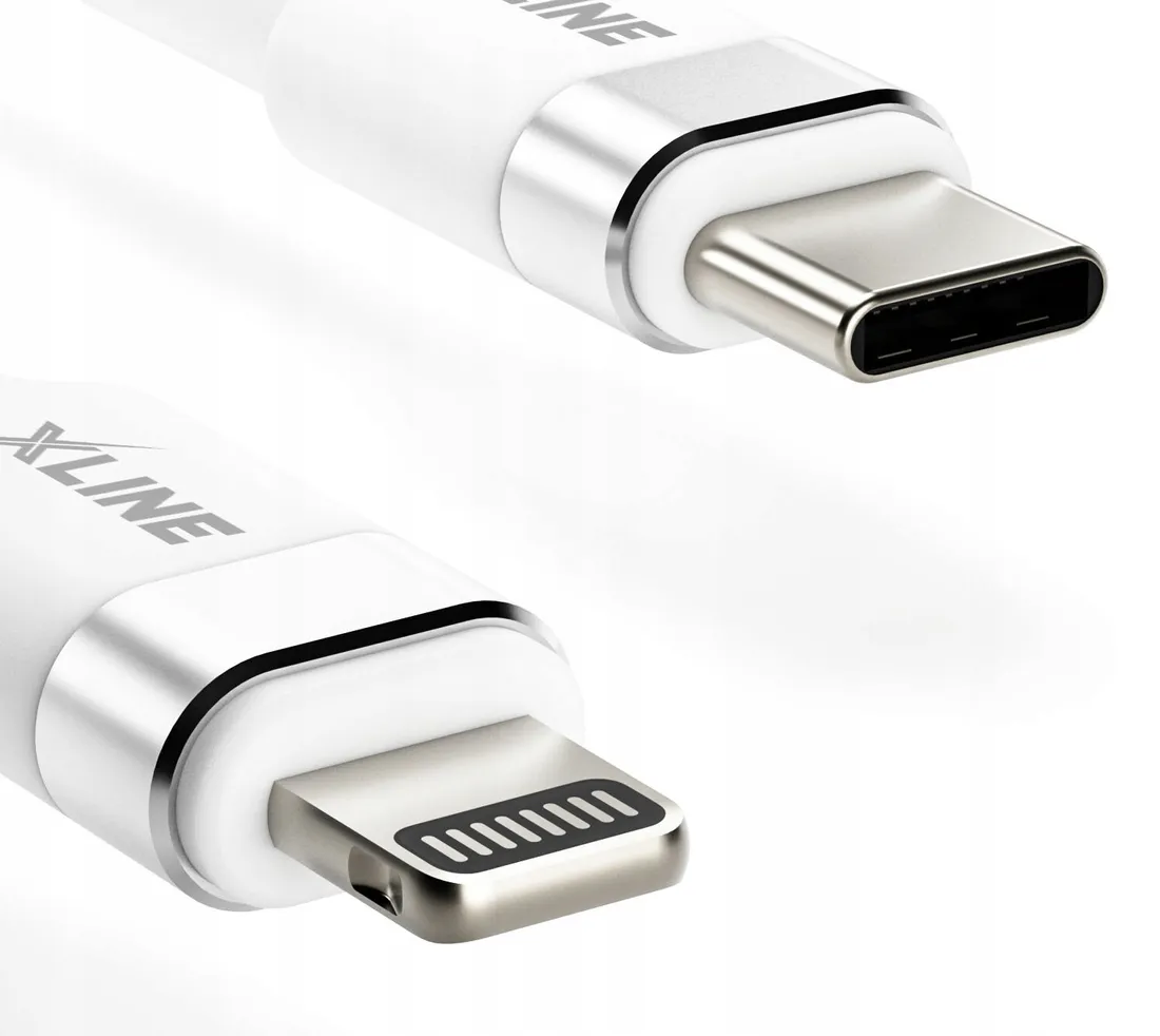 kabel-xline-usb-typ-c-apple-lightning-3-m-bialy