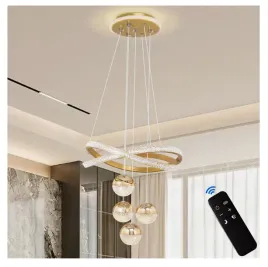 lampa-wiszaca-led-nowoczesna-zlota-kule-krysztalowa